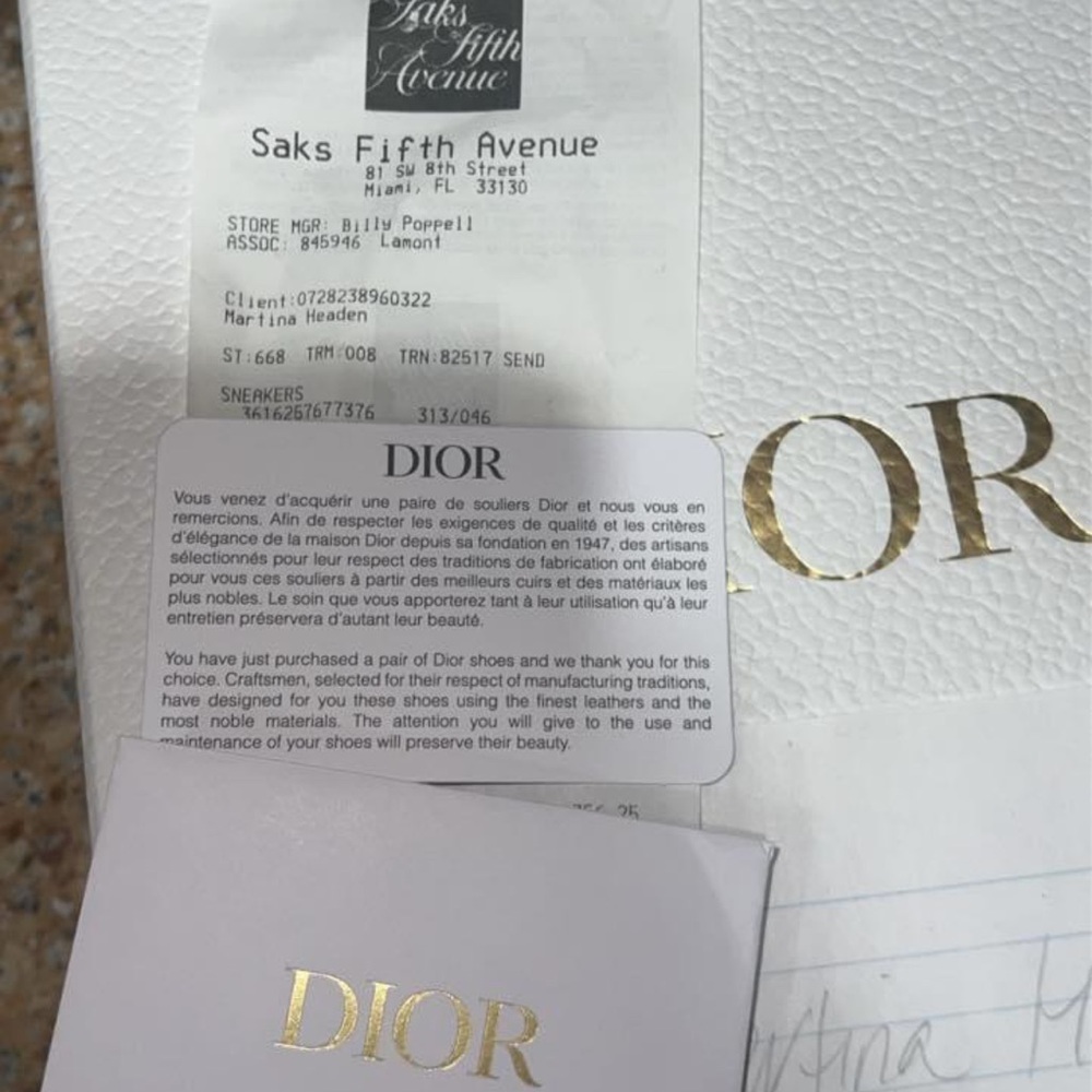 Christian Dior sneakers